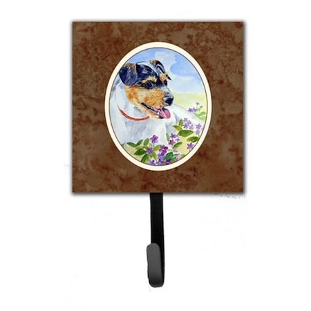Carolines Treasures Jack Russell Terrier Leash or Key Holder, 6 x 1.25 x 4.25 in. 7106SH4